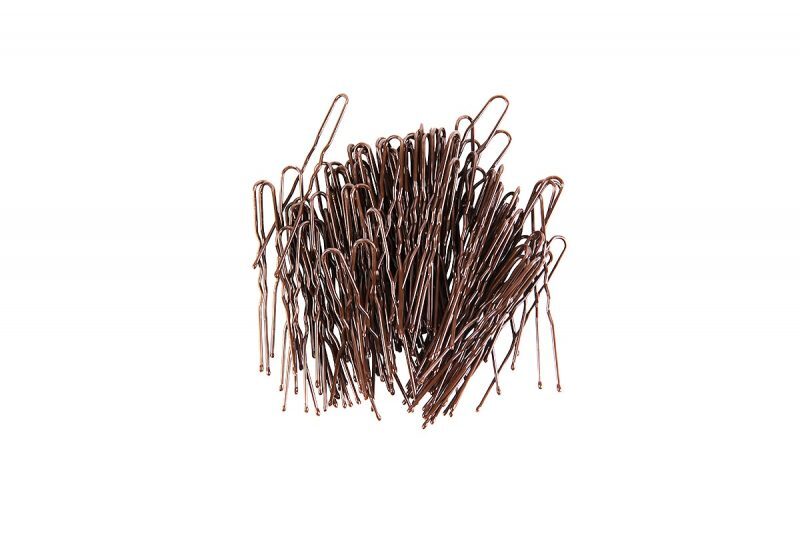 KySienn Ripple Pins 50 Pack 4.5cm Light Brown - Bun Pins