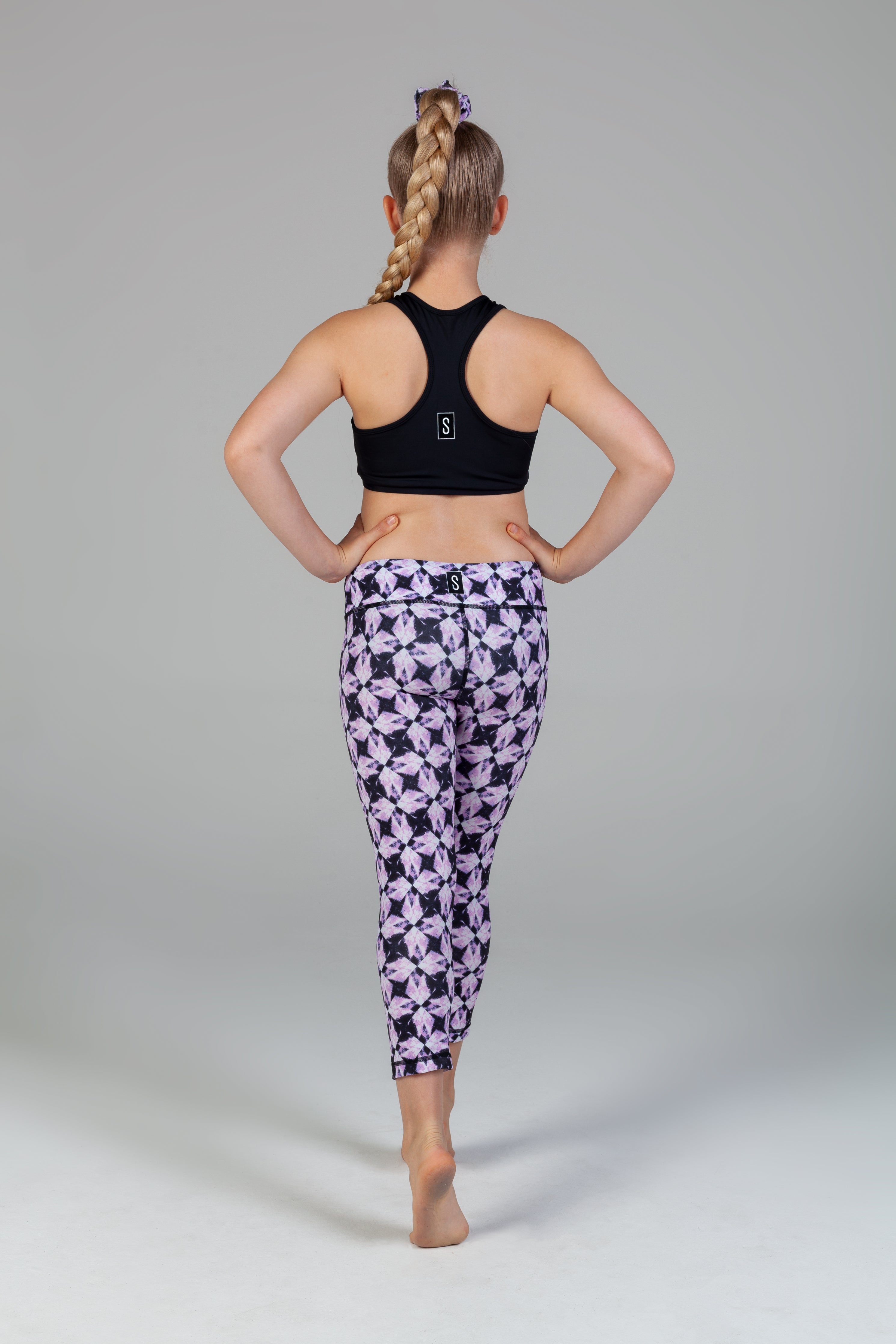 Scout Active Mila Eco Friendly Racer Back Crop Girls - Luna - Detail