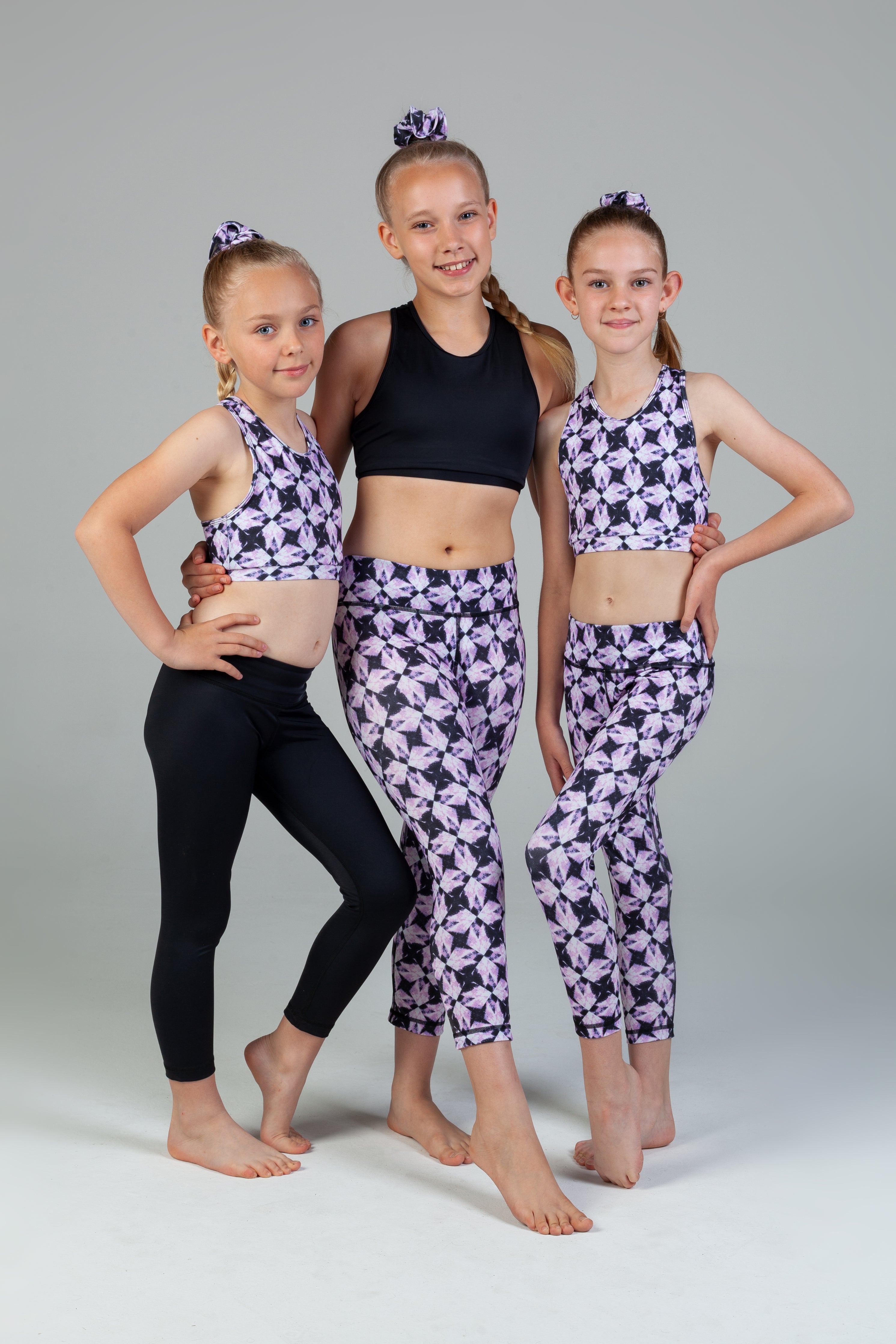 Scout Active Mila Eco Friendly Racer Back Crop Girls - Luna - View 6