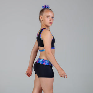 Scout Active Dash Active Short Girls - Coral Coast & Black - Shorts - Side