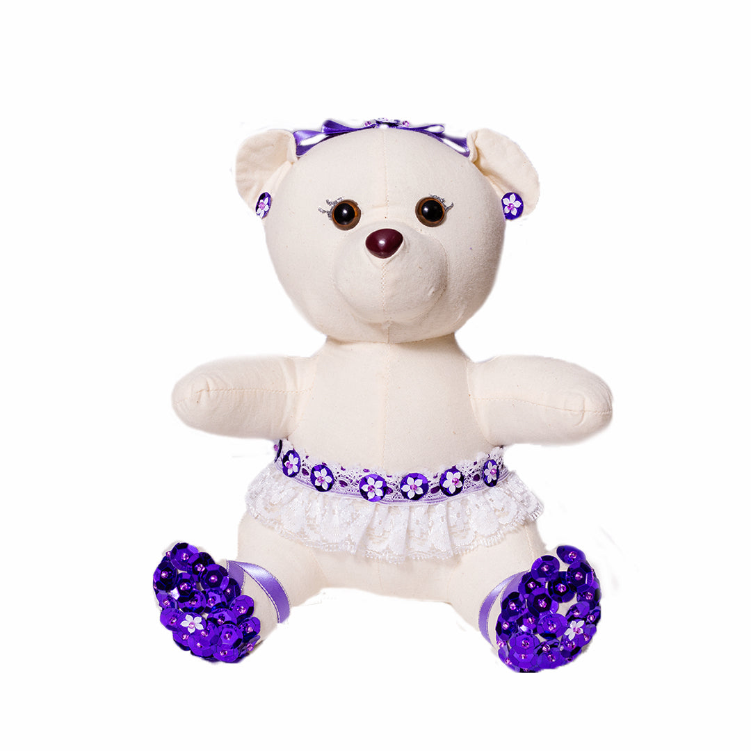 Total Dance Australia Sign Me Bear - Small - Calico Bear