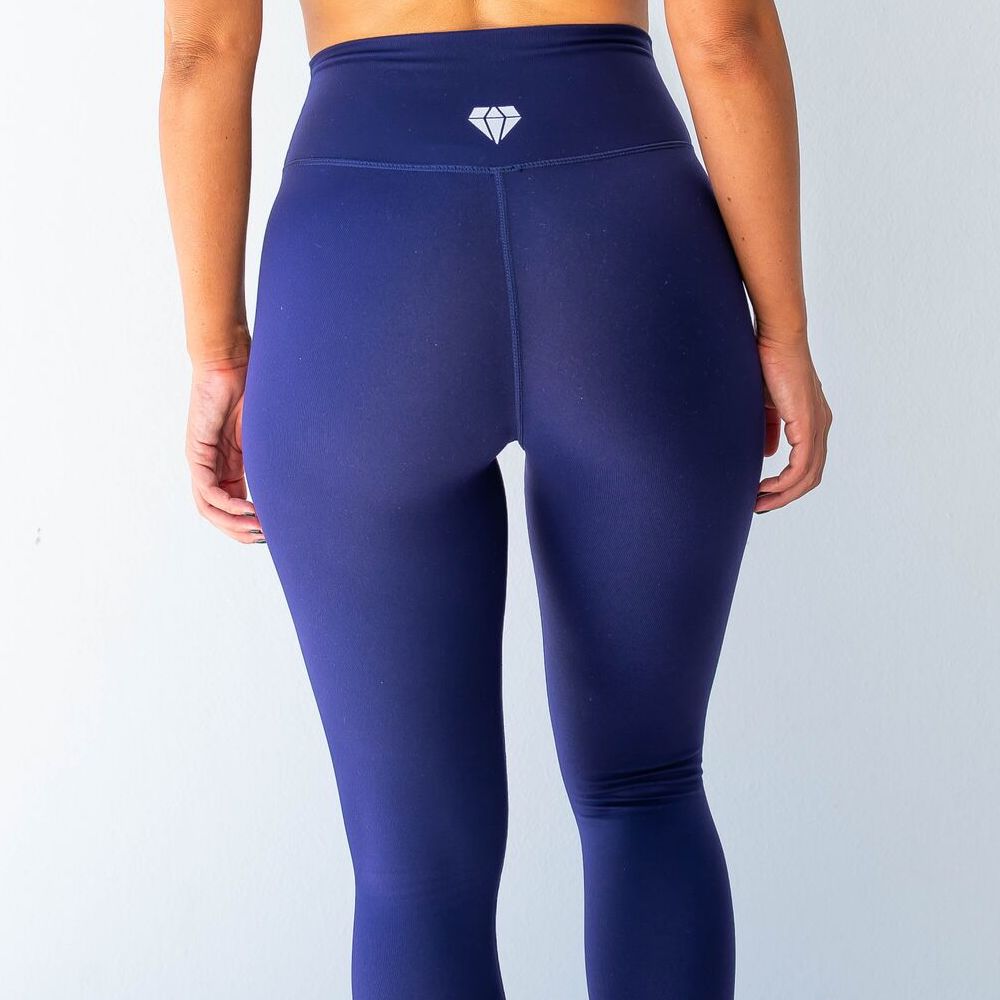 Diamond Active Performance Legging - Blue - Leggings - Back